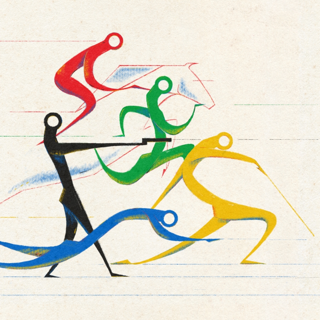 Illustratie Pentathlon