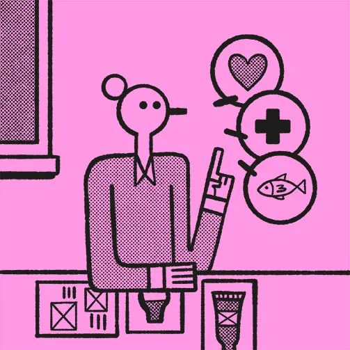 Illustratie van een vrouw die feedback geeft
