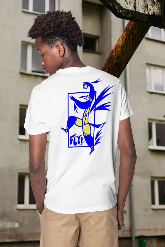View illustration Basketbal merch – Fly!
