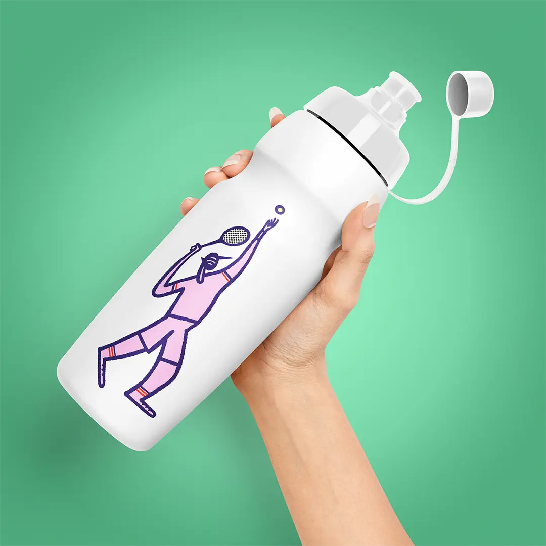 Illustratie Campagnebeeld & merchandise – Antwerp Tennis Open 2026